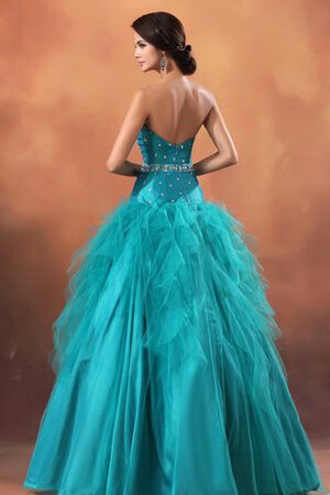 Robe de quinceanera de lotus avec perle de bustier - Photo 6