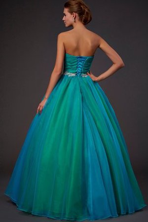 Abito Quinceanera con Perline Allacciato Lungo Alta Vita Ball Gown - Foto 2