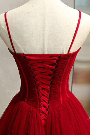 Robe de bal chaming bandouliere spaghetti ligne a luxueux longue - Photo 5