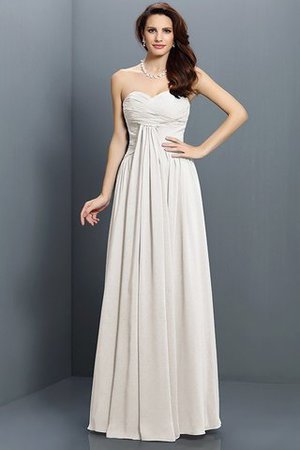 Robe demoiselle d'honneur longue de princesse jusqu'au sol fermeutre eclair en satin - Photo 16