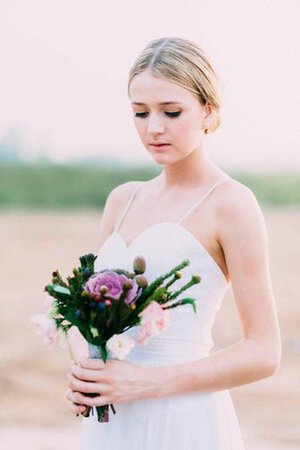 Abito da Sposa a Spiaggia Cuore Formale E Informale Senza Maniche Cerniera Conotta - Foto 3