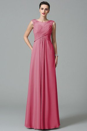 Robe demoiselle d'honneur longue jusqu'au sol de princesse avec chiffon ruché - Photo 28