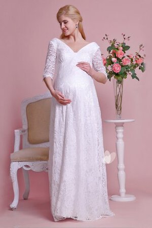 Robe de mariée adorable romantique formelle longue discrete - Photo 1