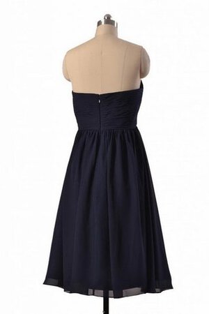 Robe demoiselle d'honneur plissage avec chiffon avec zip ligne a ruché - Photo 3