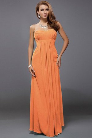 Robe demoiselle d'honneur longue avec chiffon avec zip de lotus de bustier - Photo 20