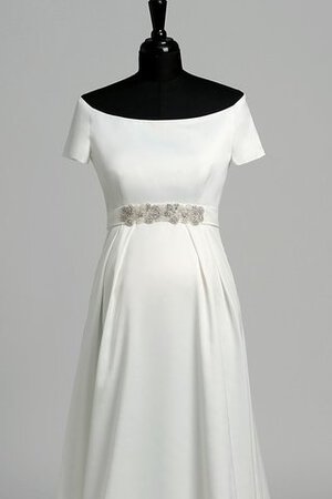 Robe de mariée distinguee facile chic a-ligne de lotus - Photo 3