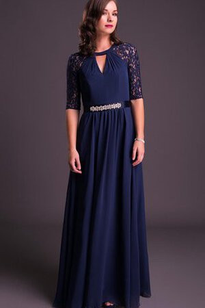 Robe de bal humble a-ligne avec perle fermeutre eclair ceinture - Photo 1