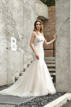 Abito da sposa all aperto lunghi cerniera moderno scintillante favola - Foto 5