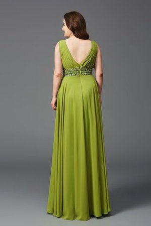 Robe de bal avec chiffon a-ligne manche nulle de princesse larges bretelles - Photo 2