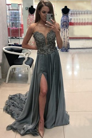 Vestido de Noche de Corte princesa de Fantástico de Barco de Cristal - Foto 1