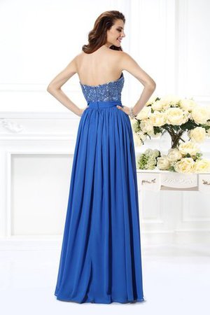 Robe de bal sexy avec sans manches avec chiffon de princesse appliques - Photo 2