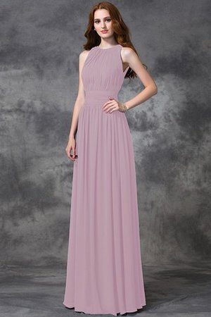 Robe demoiselle d'honneur longue fermeutre eclair avec chiffon ligne a de princesse - Photo 21