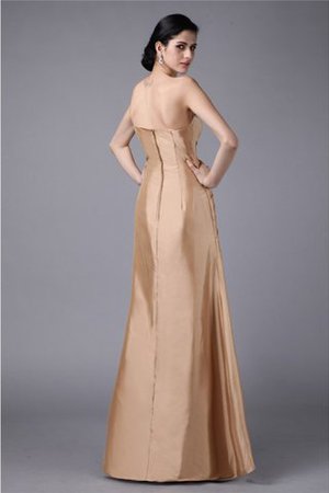 Robe de bal plissage avec sans manches gaine en taffetas de bustier - Photo 2