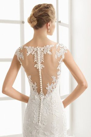 Abito da Sposa All Aperto Shiena Sheer in Pizzo Sirena particolare V-Scollo - Foto 3