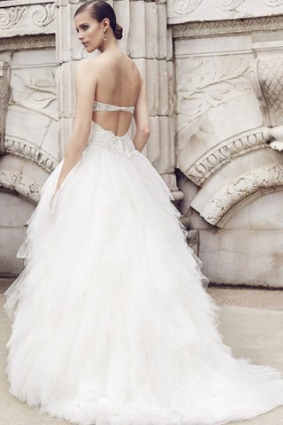 Vestido de Novia de Corte-A de Espalda Descubierta de Sala de Sin mangas - Foto 2