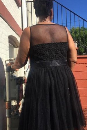 Vestido de Fiesta de Corte-A de Corte princesa de Sin mangas de Natural de Abalorio - Foto 2