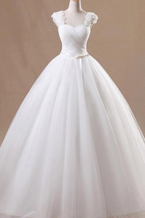 Vestido de Novia de Corte Evasé de Maravilloso de Lazos de Natural - Foto 1