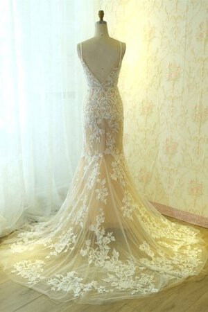 Robe de mariée en dentelle longueru au niveau de sol splendide longue modeste - Photo 3