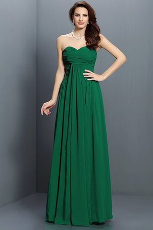 Robe demoiselle d'honneur longue de princesse jusqu'au sol fermeutre eclair en satin - Photo 9