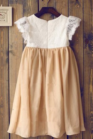 Robe de cortège enfant longue avec chiffon ligne a jusqu'au sol de princesse - Photo 2