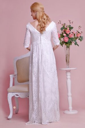 Abito da sposa in pizzo oscillare v-scollo lunghi fantastico premaman - Foto 2