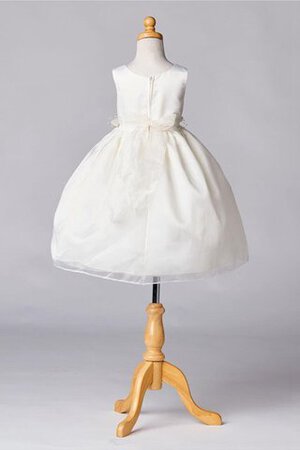 Robe de cortège enfant plissage de mode de bal de lotus avec fleurs avec sans manches - Photo 2