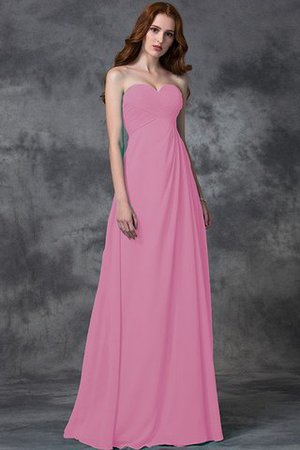 Robe demoiselle d'honneur longue jusqu'au sol manche nulle avec chiffon de princesse - Photo 22