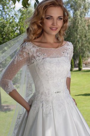 Abito da Sposa con Nastro conservatore Tondo con Fusciacca Ball Gown A Terra - Foto 3