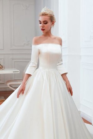 Robe de mariée longueur au ras du sol spécial cordon naturel romantique - Photo 5