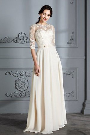 Robe de mariée facile de princesse longueur au ras du sol avec chiffon ligne a - Photo 6