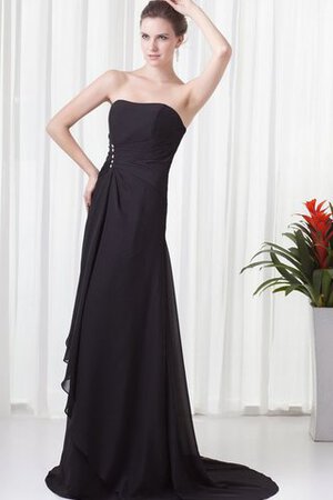 Robe de soirée long avec chiffon de bustier avec fronce - Photo 2