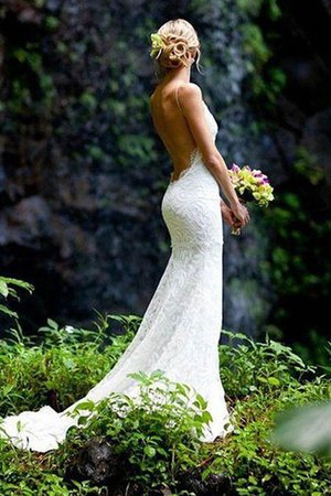 Robe de mariée dos nu honorable bucolique sexy longue - Photo 1