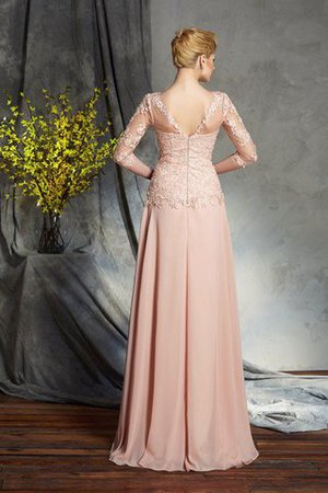 Chiffon Reißverschluss Normale Taille Bodenlanges Anständiges Brautmutterkleid - Bild 2