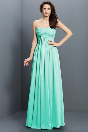 Robe demoiselle d'honneur longue de princesse jusqu'au sol fermeutre eclair en satin - Photo 15