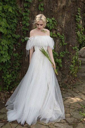 Vestido de Novia en Satén de Encantador de Fuera de casa de Natural - Foto 3