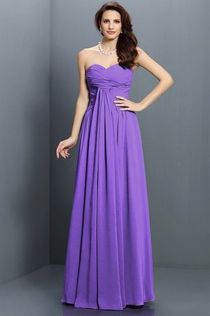 Robe demoiselle d'honneur longue de princesse jusqu'au sol fermeutre eclair en satin - Photo 24