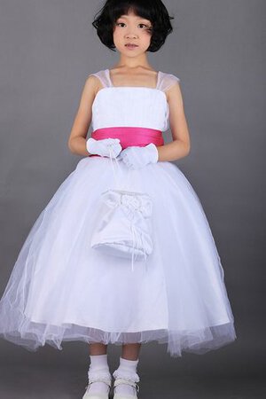 Robe de cortège enfant bandouliere spaghetti textile en tulle - Photo 1