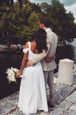 Vestido de Novia de Corte princesa de Natural de Hermoso de Plisado - Foto 2