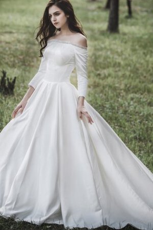 Abito da sposa all aperto attraente semplice senza strap convenzionale principessa - Foto 2