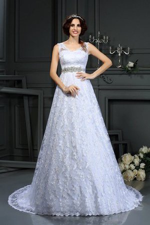 Elegante Vestido de Novia en Satén de Natural de Cremallera de Largo - Foto 1