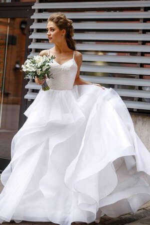 Abito da Sposa in Taffeta seducente stravagante Conotta V-Scollo in pizzo - Foto 2