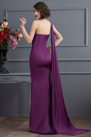 Robe de soirée classique longue de traîne courte avec chiffon manche nulle - Photo 2