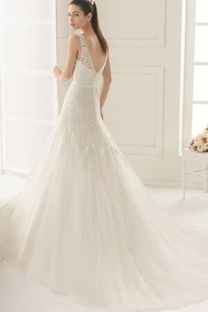 Abito da Sposa Lungo a Sala All Aperto in Pizzo sexy moda - Foto 3