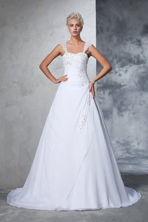 Robe de mariée delicat avec sans manches appliques de mode de bal grandes bretelles - Photo 1