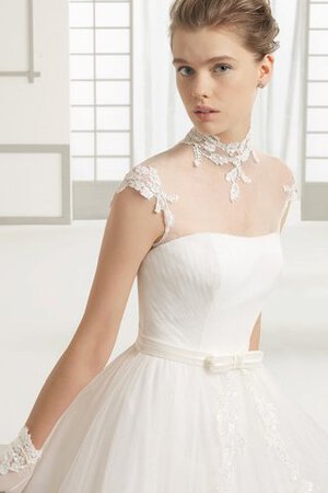 Abito da Sposa Lungo alta vita a Sala A-Line con Perline moda - Foto 3