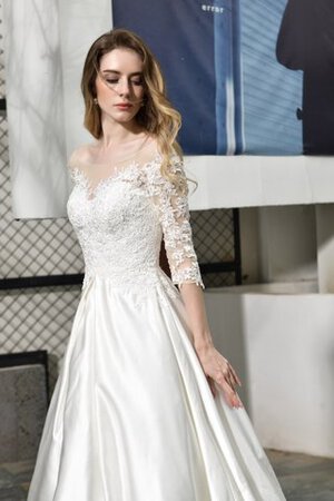 Vestido de Novia de Natural de Cola Corte de Espléndido de Fuera de casa - Foto 2