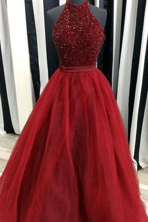 Vestido de Fiesta de Corte Evasé en Organza de Hasta el suelo de Sin mangas - Foto 1