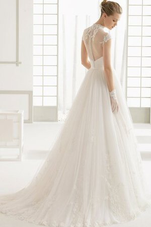 Abito da Sposa Lungo alta vita a Sala A-Line con Perline moda - Foto 2