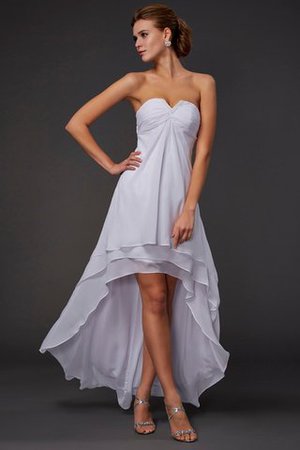 Robe de soirée de princesse de lotus avec chiffon de col en cœur asymétrique - Photo 1