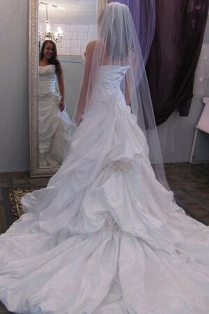 Vestido de Novia de Corte-A de Escote Corazón de Dobladillos de Hasta el suelo - Foto 1